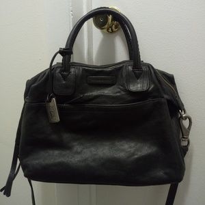 Frye Jenny Leather Satchel - black